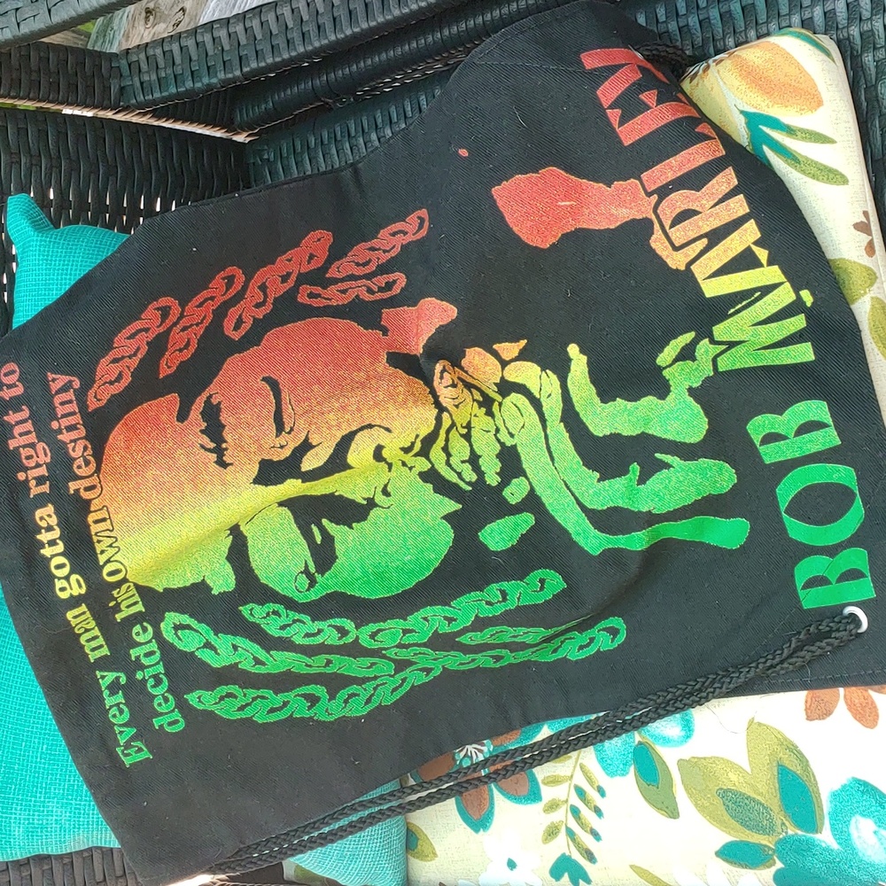Bob Marley drawstring bag